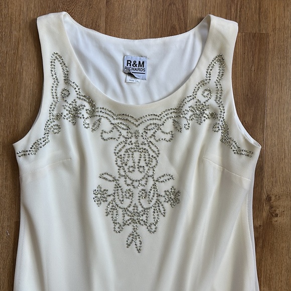 Vintage R&M Richards 2 Piece Beaded Dress & Duster Set - Picture 6 of 11